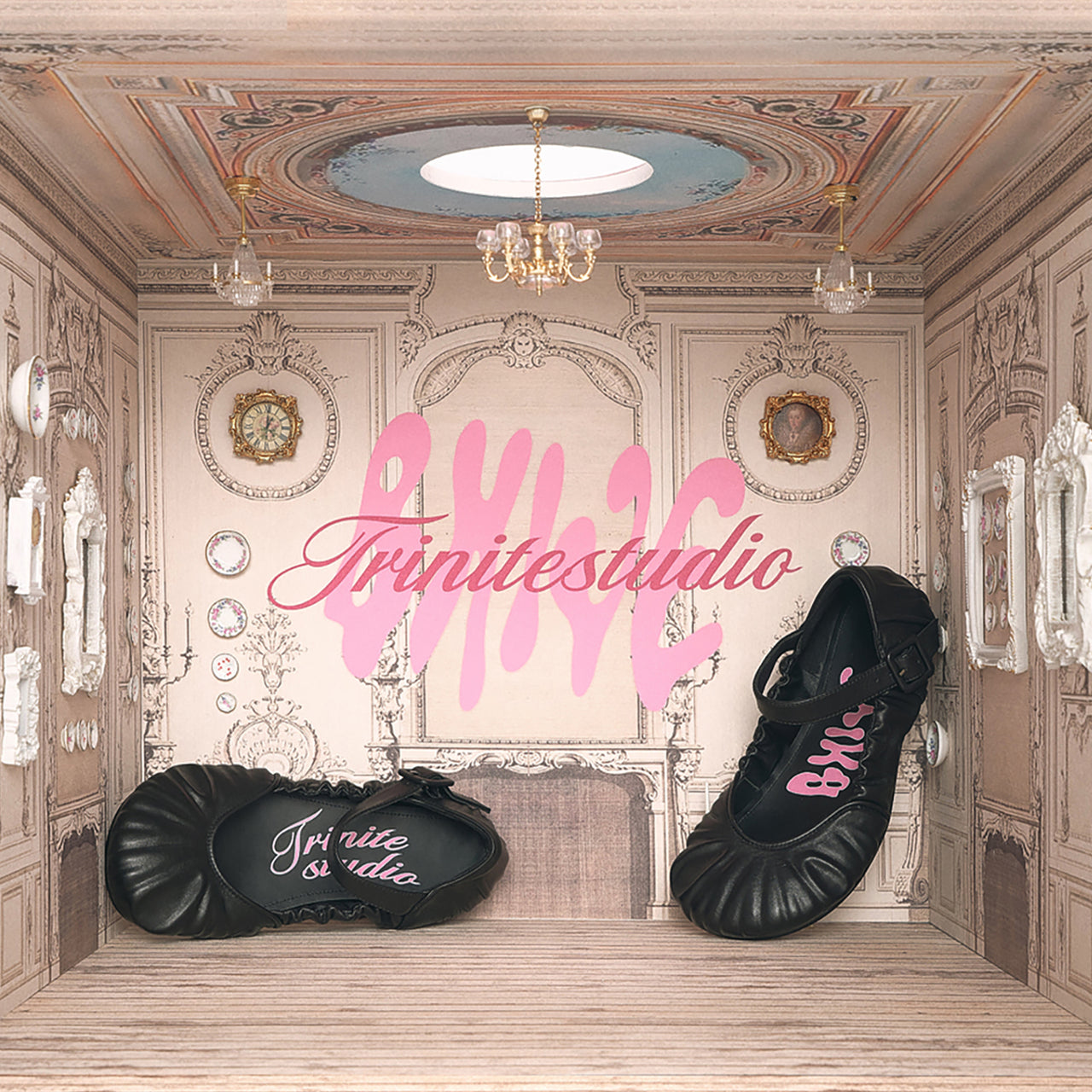 Black CupCake Mary Jane