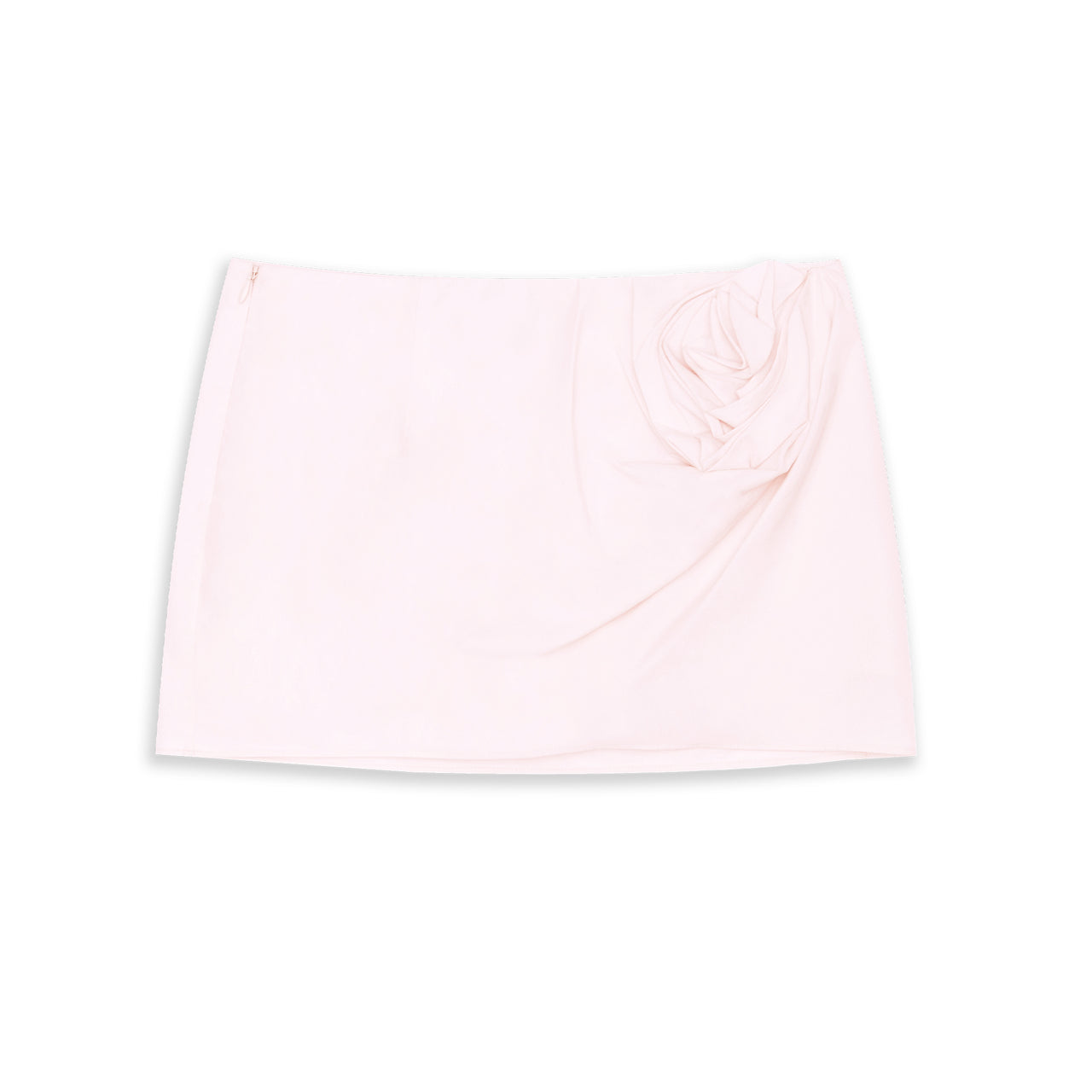 Pink Rosette Draped Skort