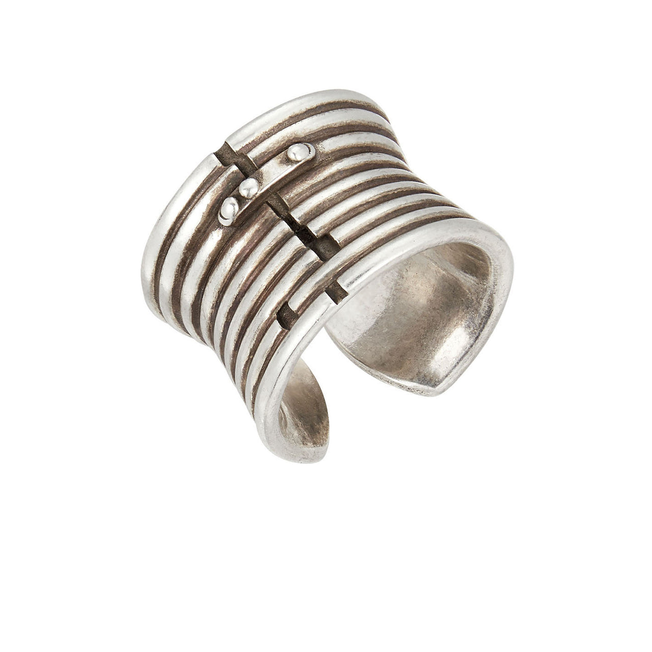 Vintage Metal Threaded Ring
