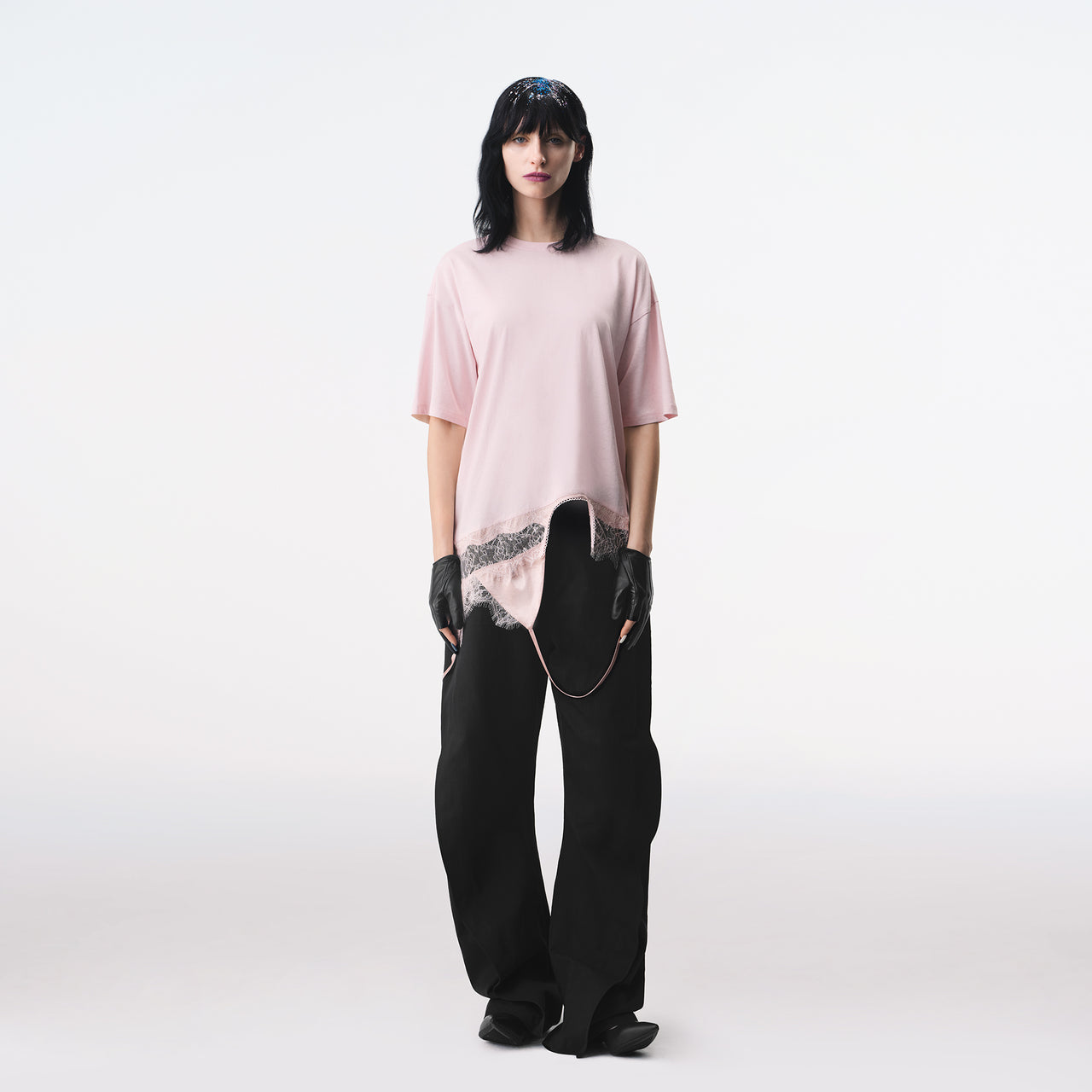 Sakura Pink Deconstructed Slip Top