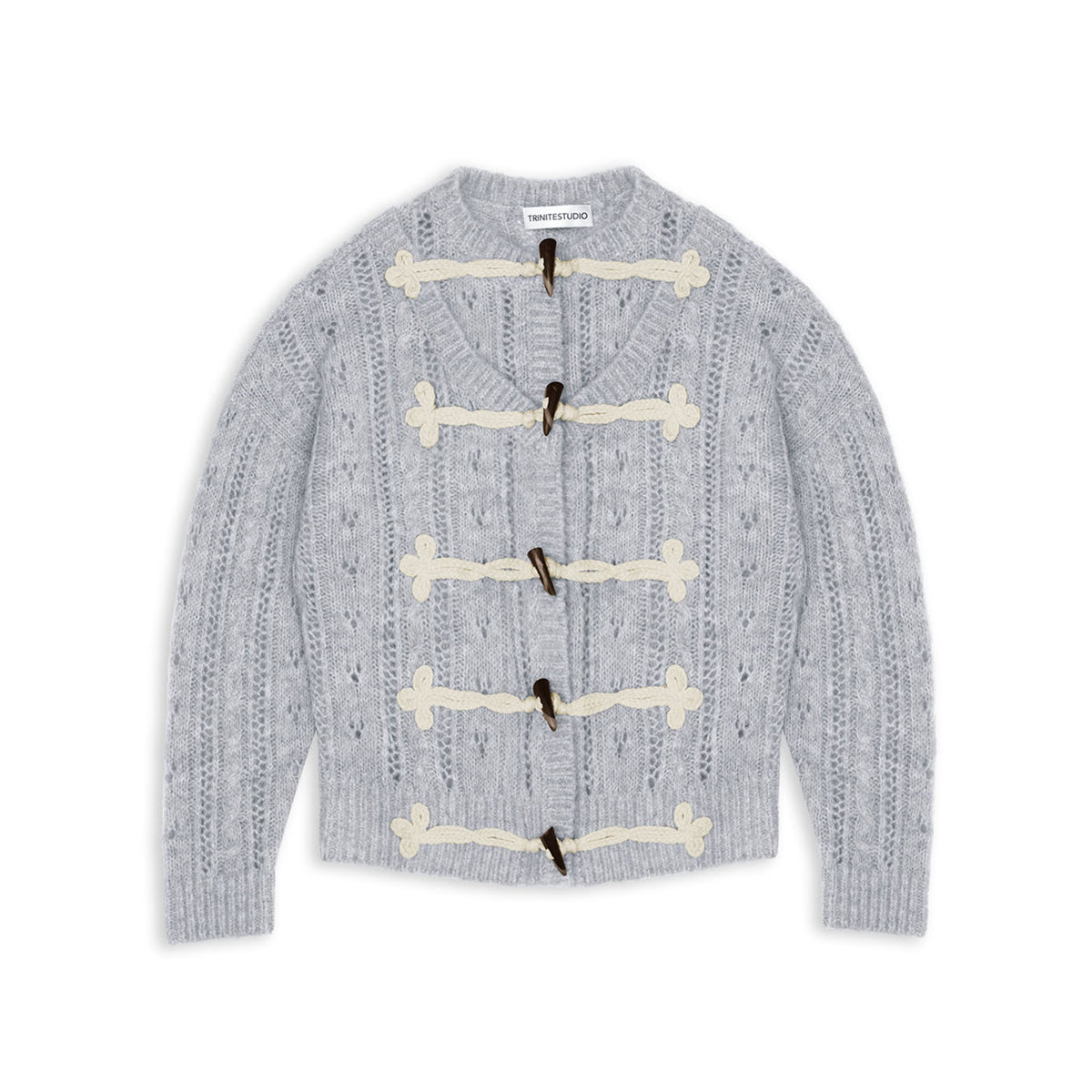 Vintage Layered Court Knit Cardigan