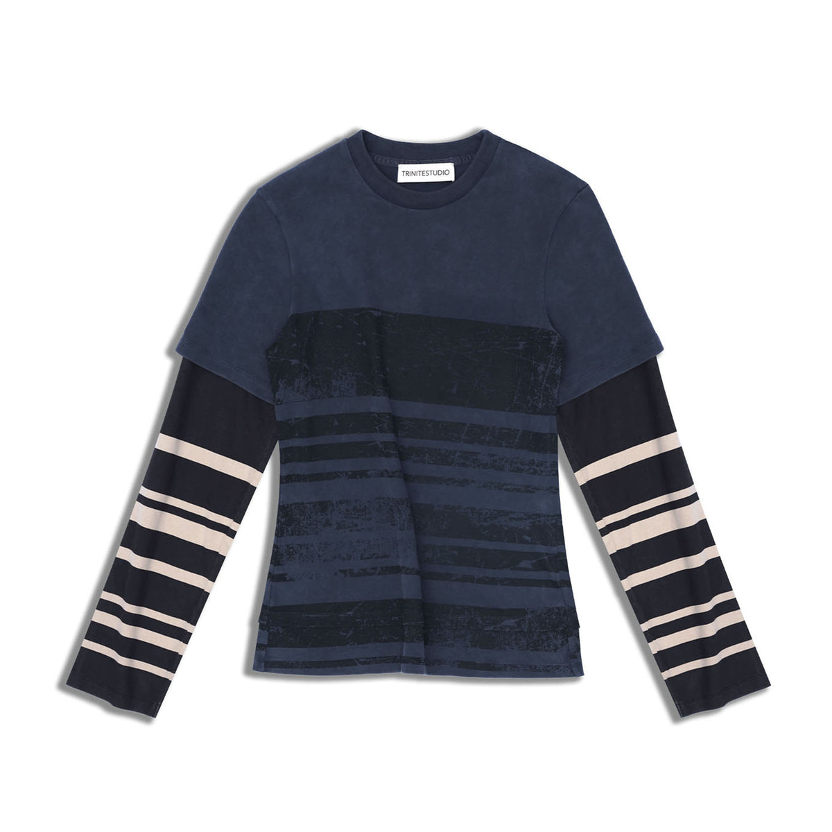 Striped Layered T-Shirt