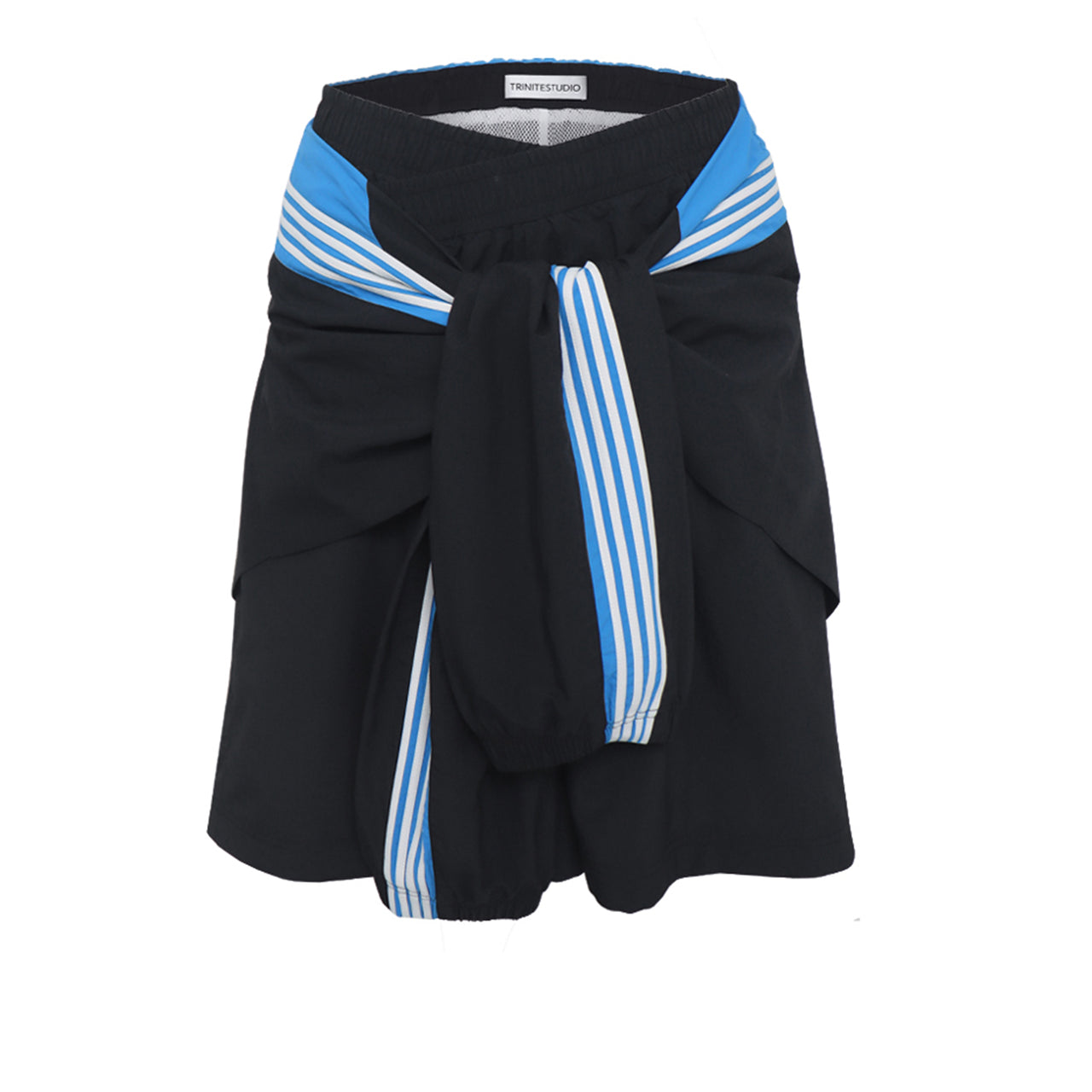 Black and Blue Vintage Style Sport Shorts