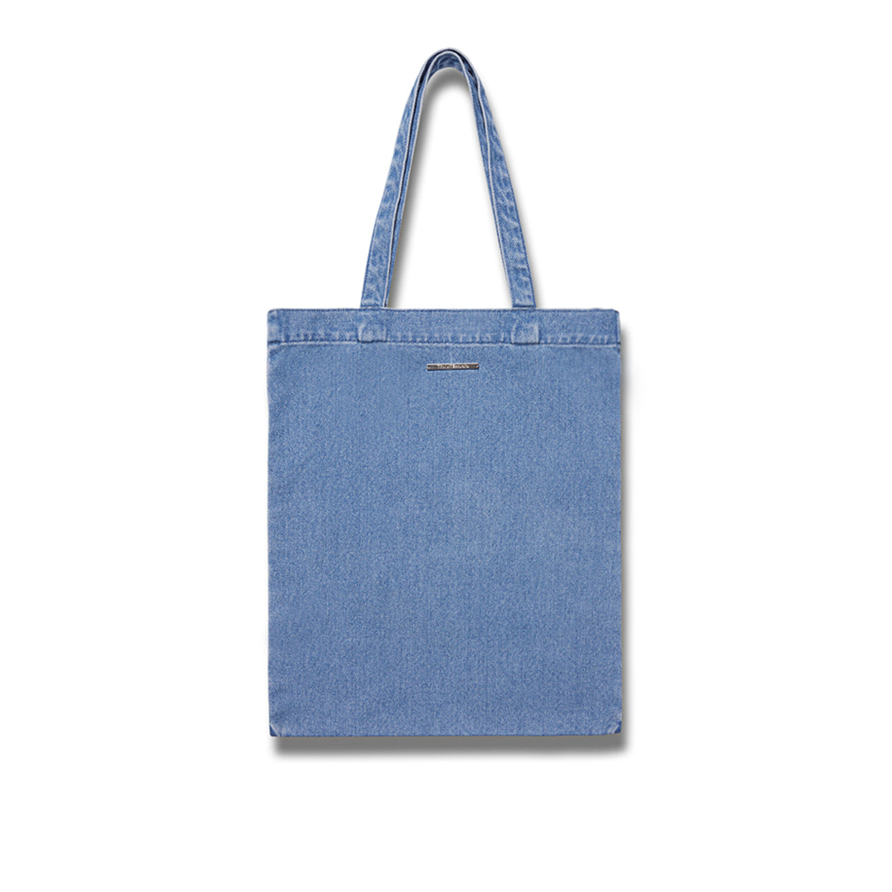 Blue Washed Laser Denim Tote Bag