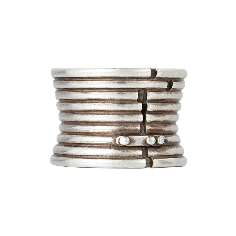 Vintage Metal Threaded Ring