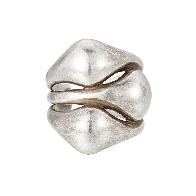 Antique Silver Armor Ring