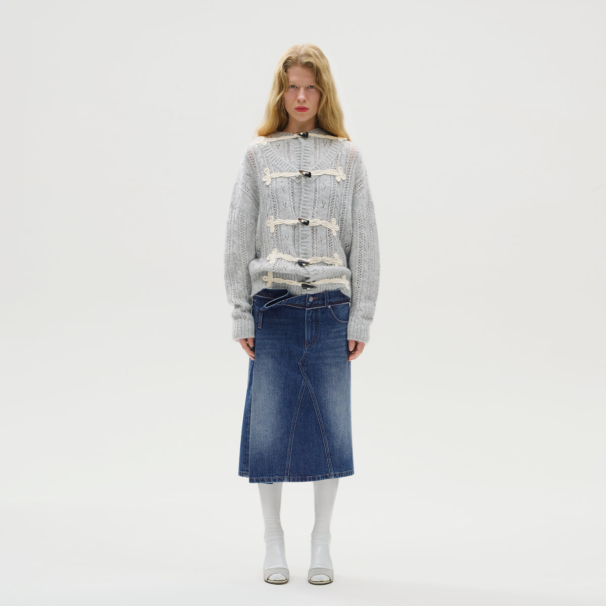 Vintage Layered Court Knit Cardigan