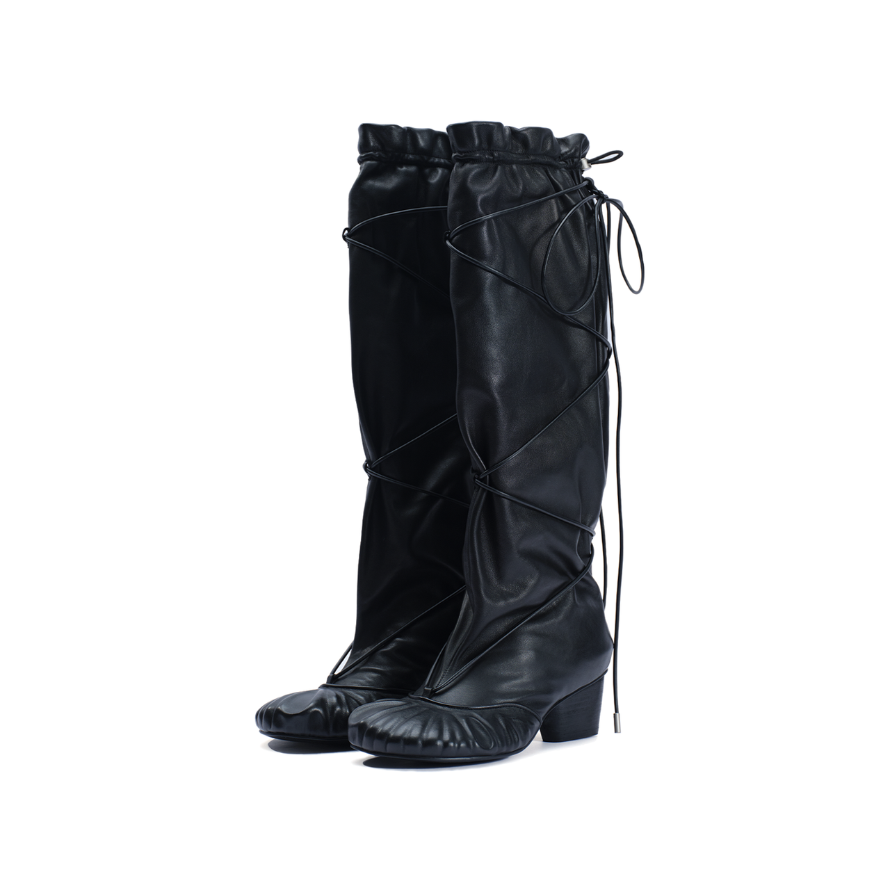 Black CupCake Wide-shaft Boots