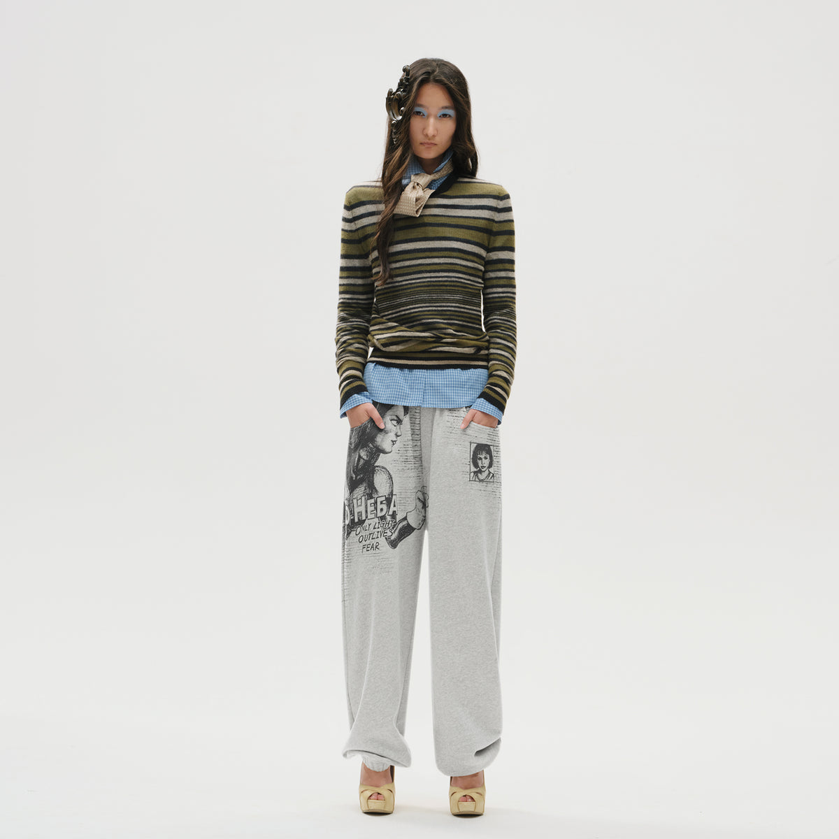 Archivist Striped Knit Top