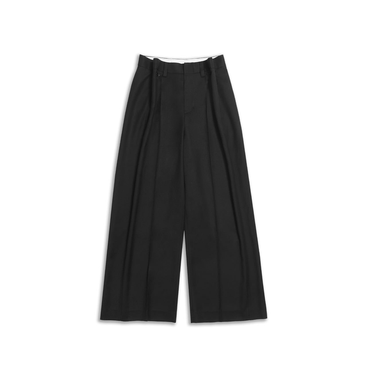 Versatile Buttoned Loose Trousers